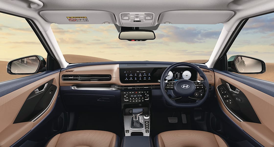 Hyundai Alcazar interior detail