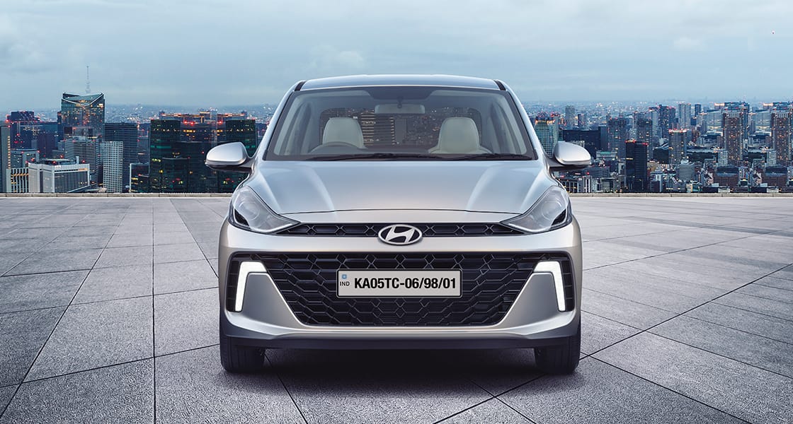 Hyundai Aura exterior and cabin showcase