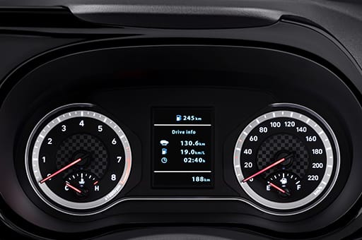 Hyundai Aura cabin and seats