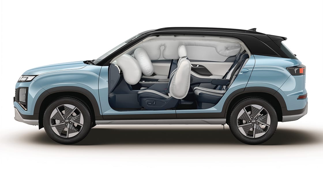 Hyundai Creta Electric six-airbag safety system