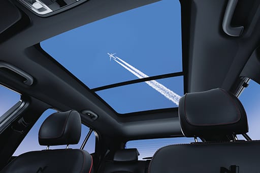 Hyundai Creta N Line panoramic sunroof