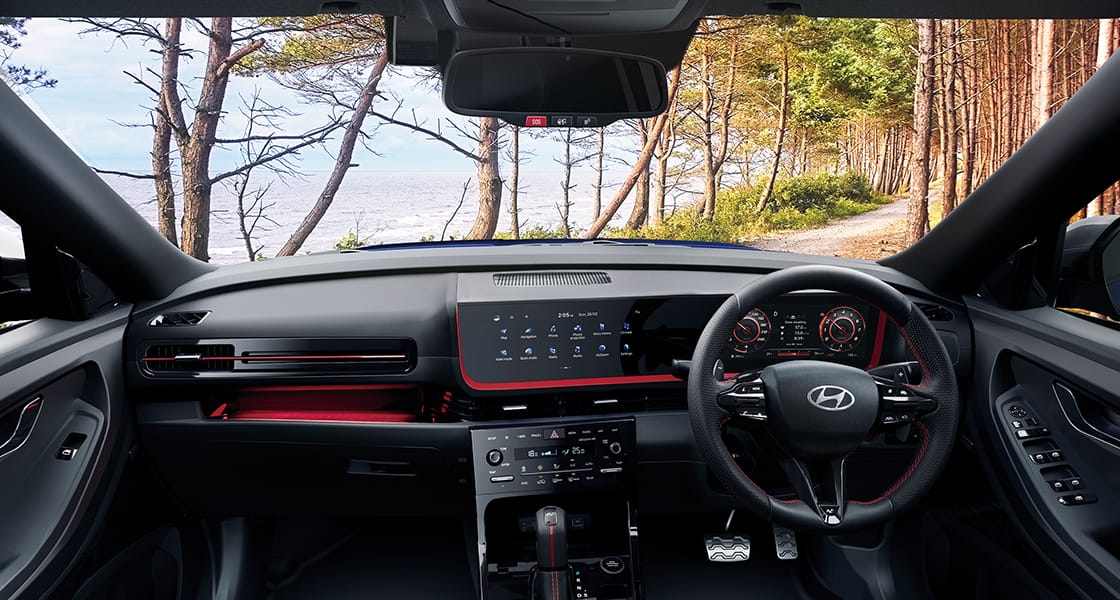 Hyundai Creta N Line dashboard and cabin