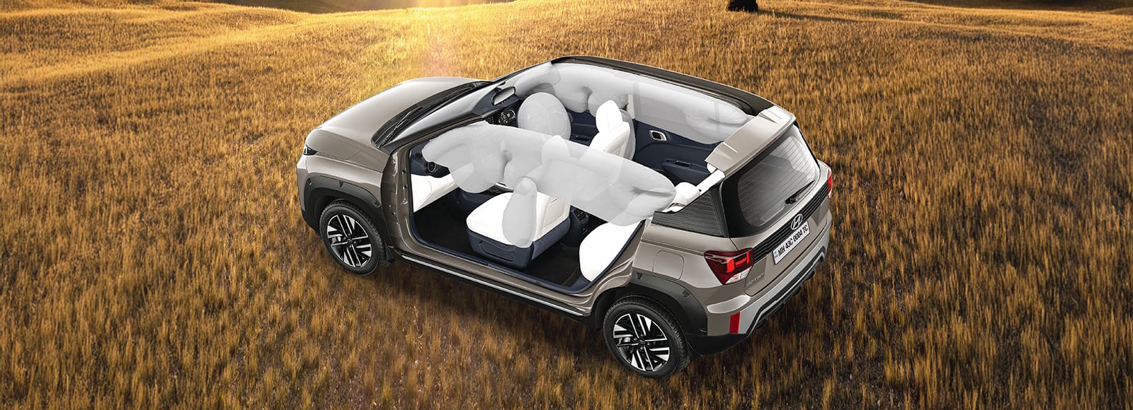 Hyundai Exter six-airbag safety system