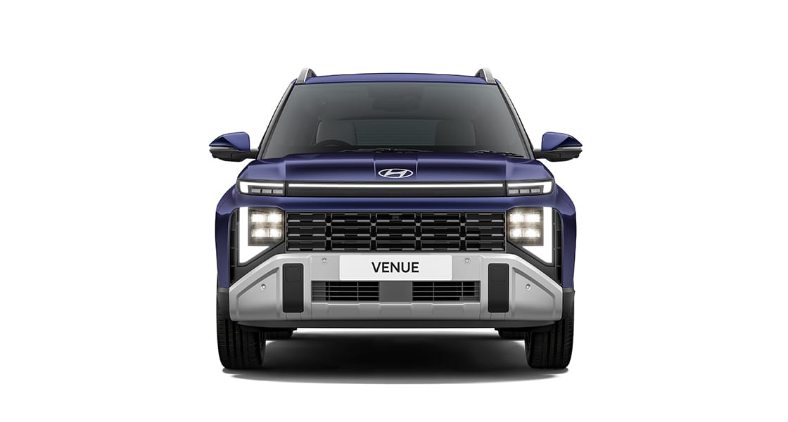 Hyundai Venue front three-quarter exterior
