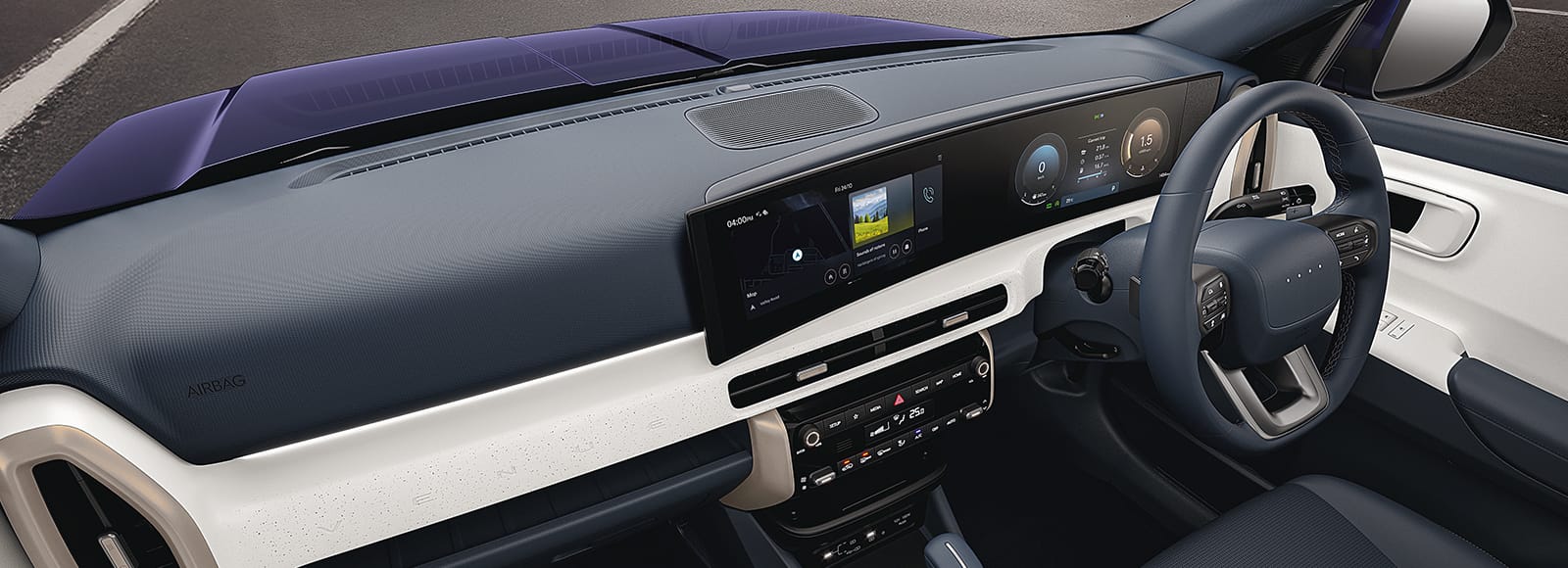 Hyundai Venue interior and dashboard