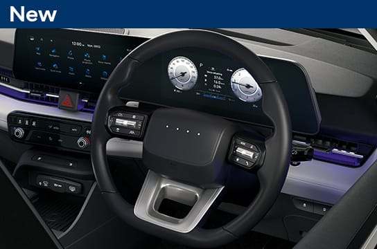 Hyundai Verna D-cut steering wheel