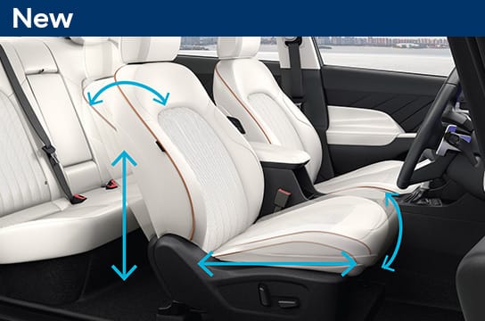 Hyundai Verna 8-way electric driver seat